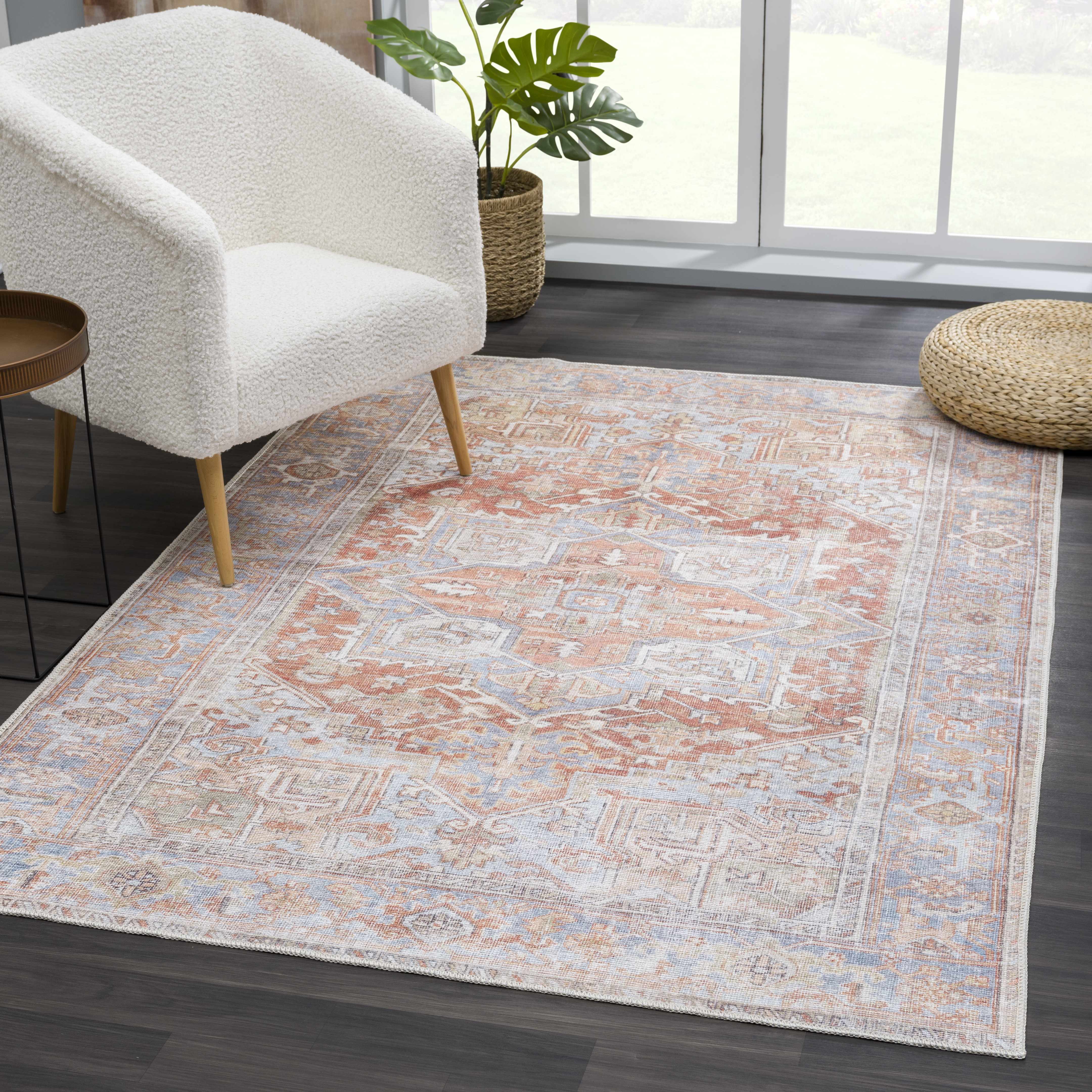 Maayon Washable 7ft Runner Rug