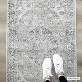 Rudo Blue Washable Runner Rug