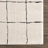 Keanu Black & White Runner Rug - Clearance