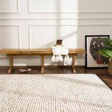 Keita Cream & Brown 7ft Runner Rug