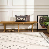 Keone Black & White Runner Rug