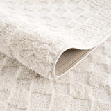 Leryn Ivory Checkered Runner Rug