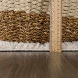 Leryn Ivory Checkered Runner Rug