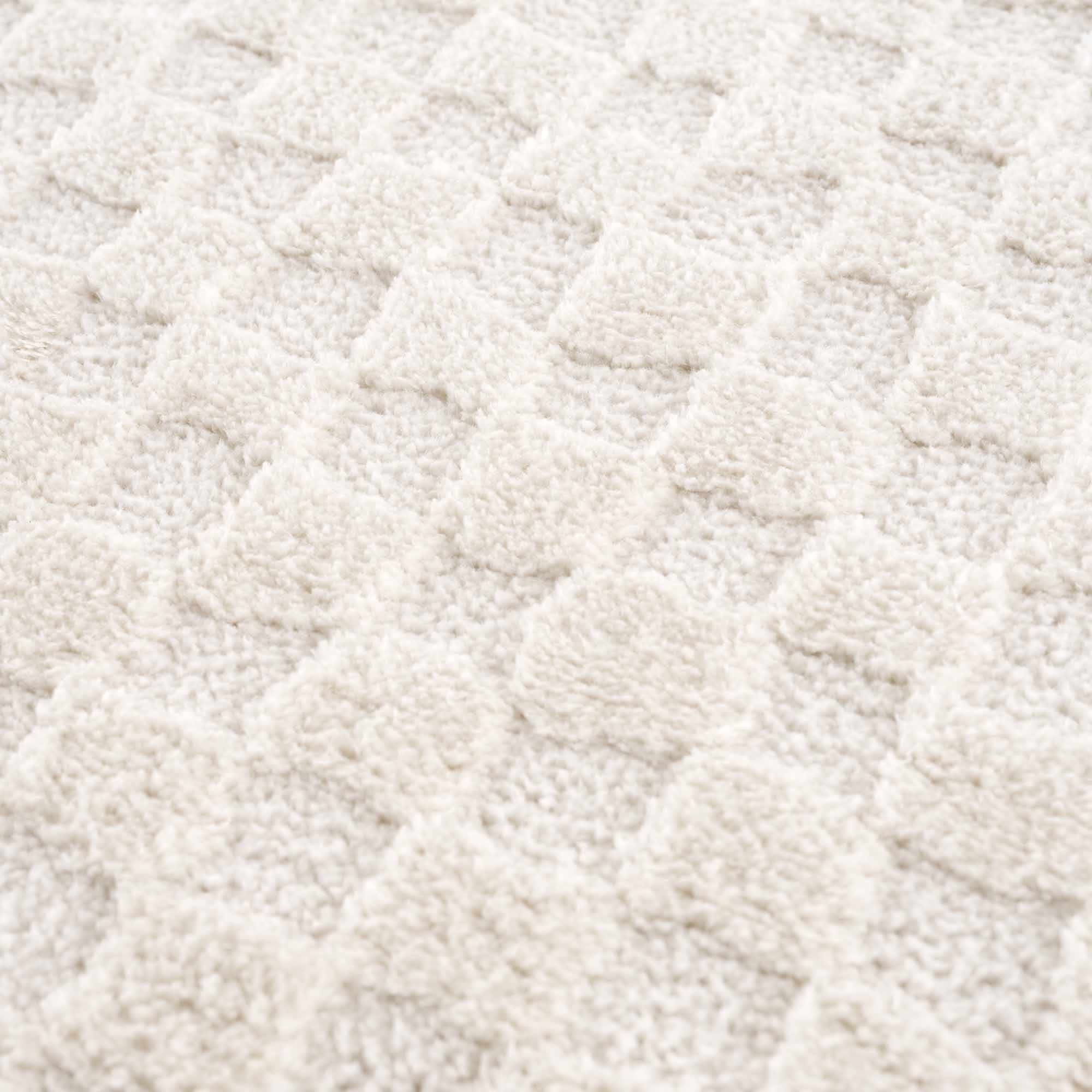 Leryn Ivory Checkered Runner Rug