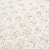 Leryn Ivory Checkered Runner Rug