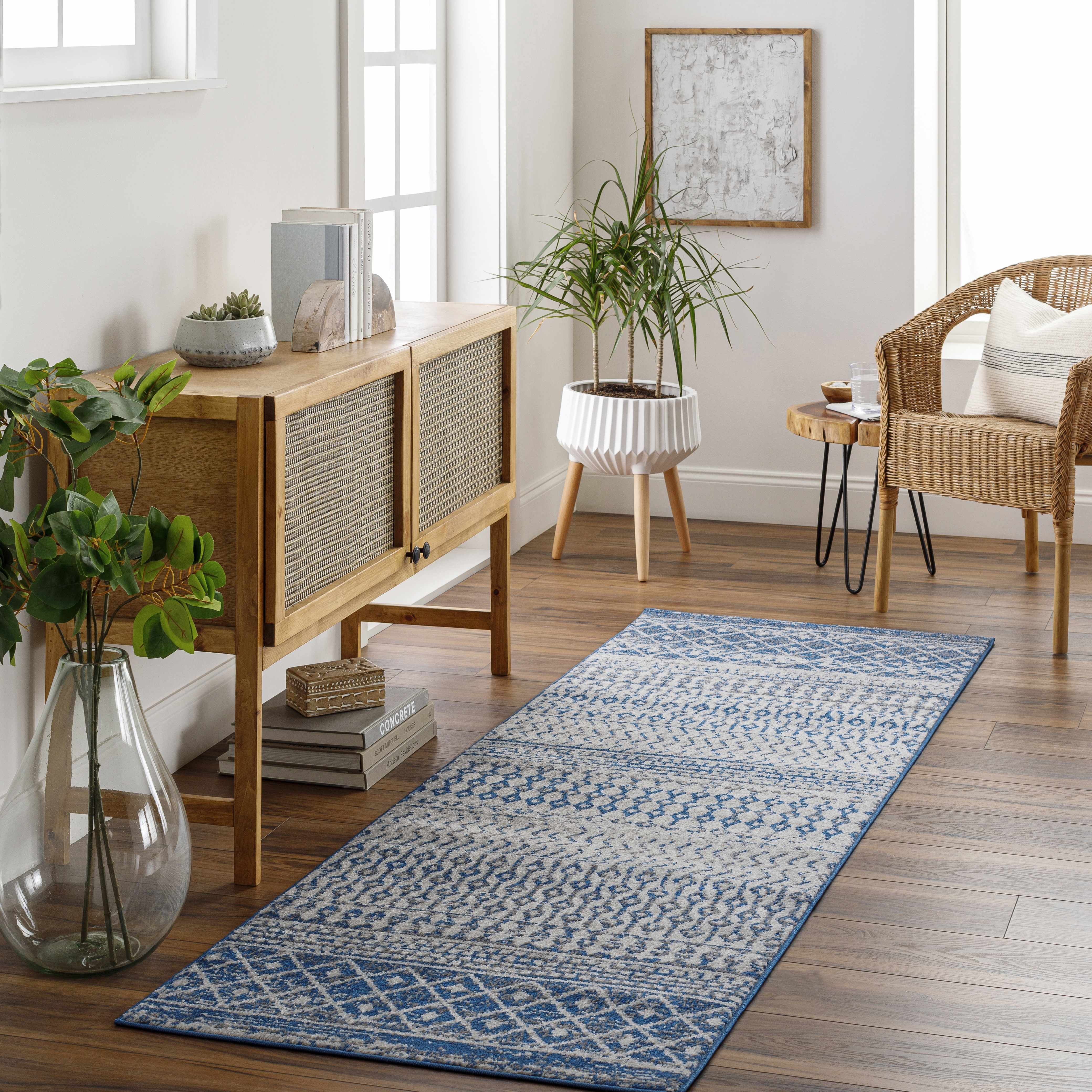 Constantin Blue Runner Rug