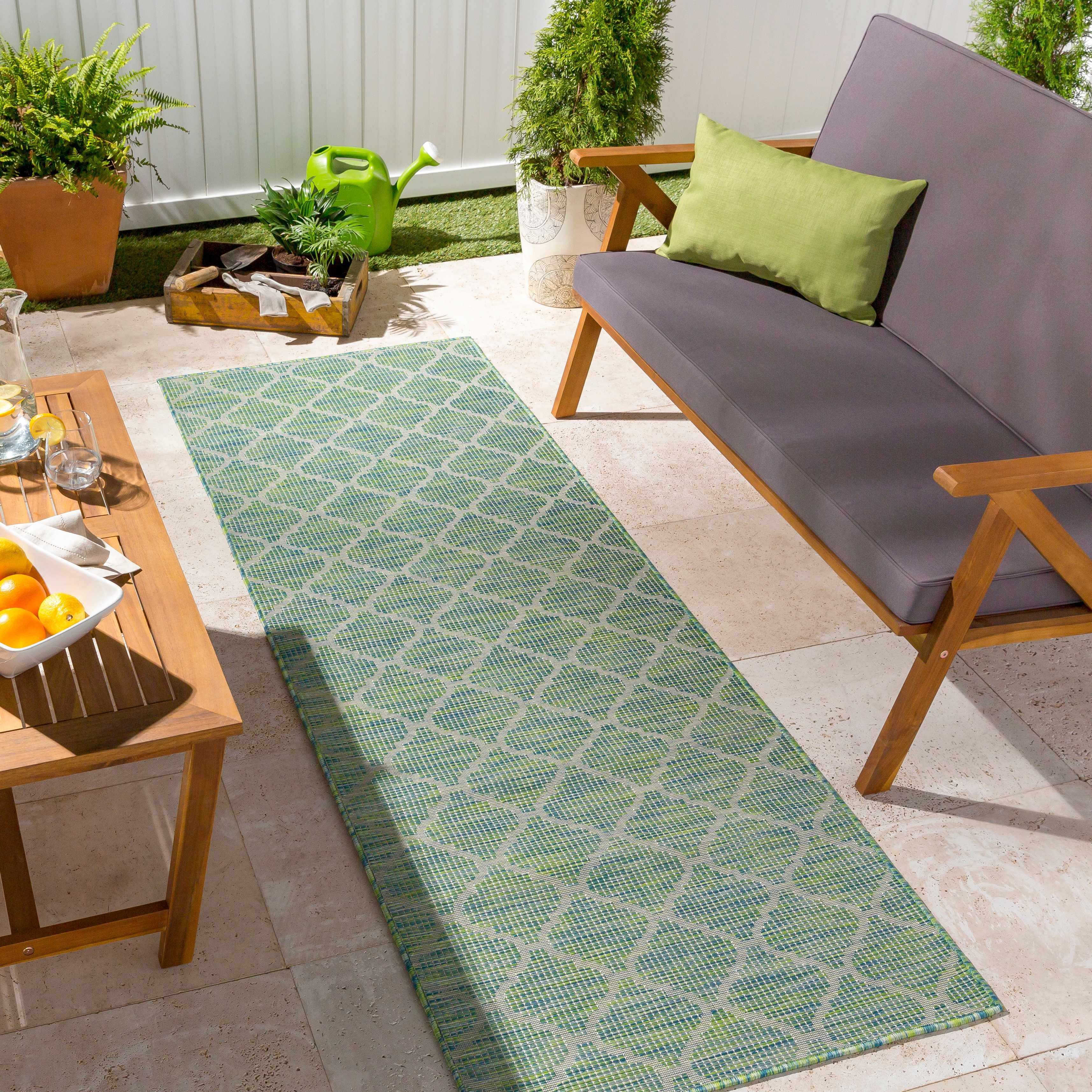 Green Moolap Outdoor Rug