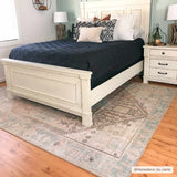 Light Olive Baloy Washable 7ft Runner Rug