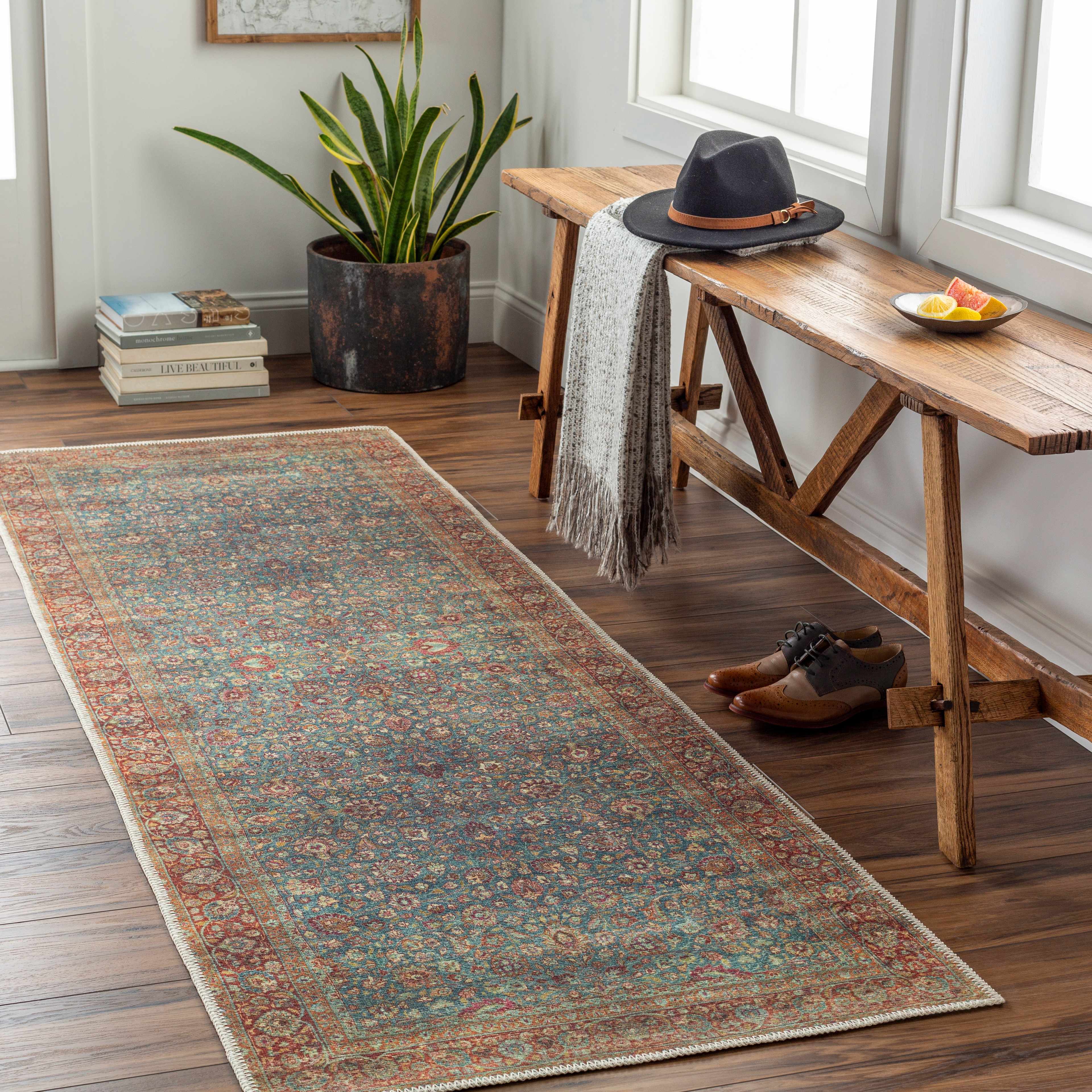 Kilcoole Washable Runner Rug