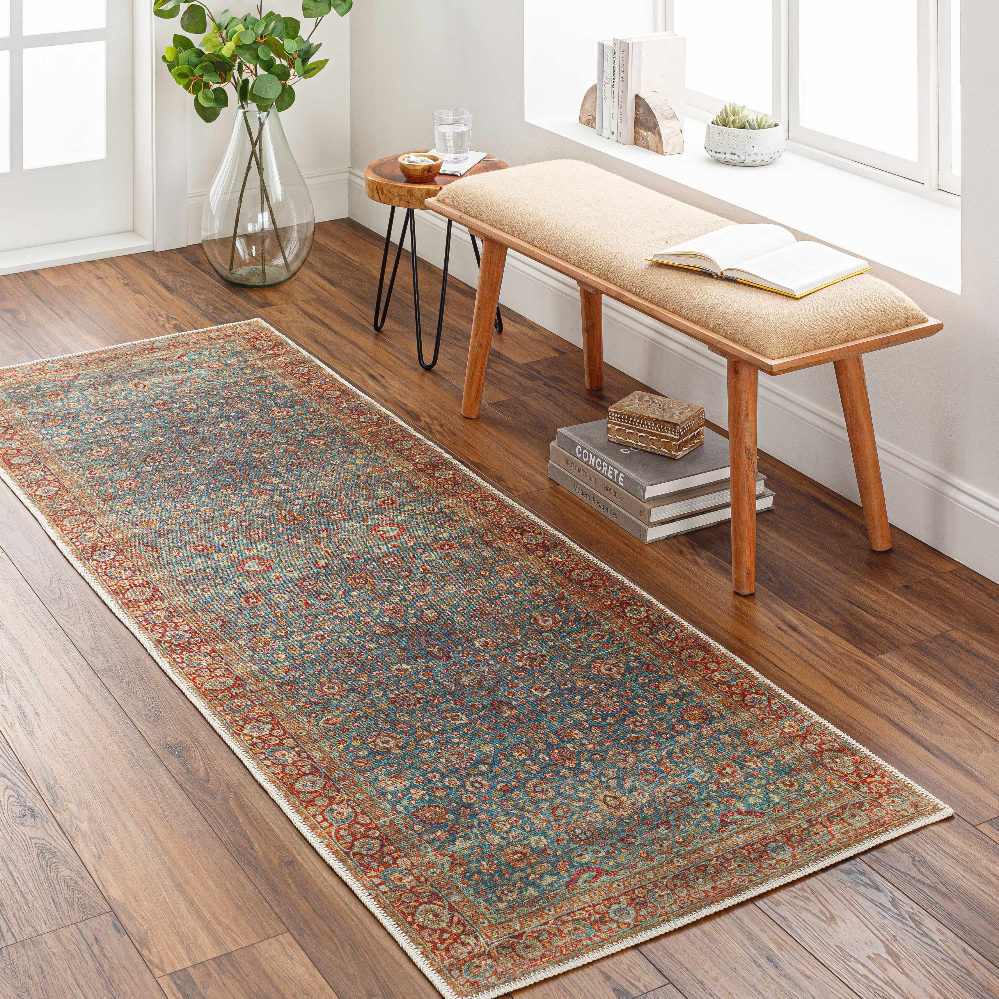 Kilcoole Washable Runner Rug