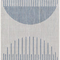 Aviya Blue & Gray Runner Rug