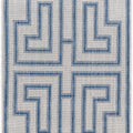 Taro Blue & Gray Runner Rug