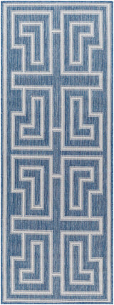 Taro Blue Runner Rug - Clearance