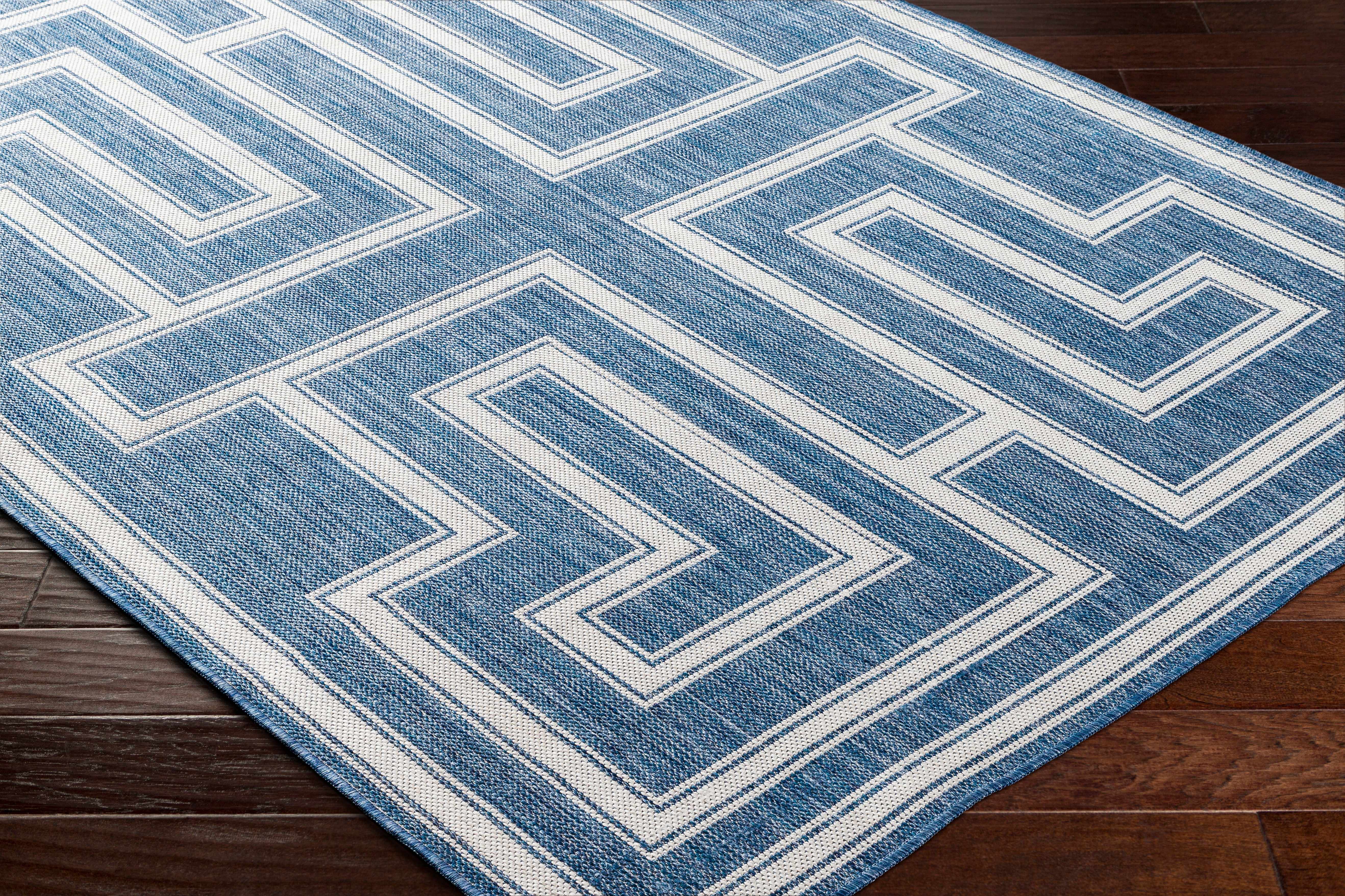 Taro Blue Runner Rug - Clearance