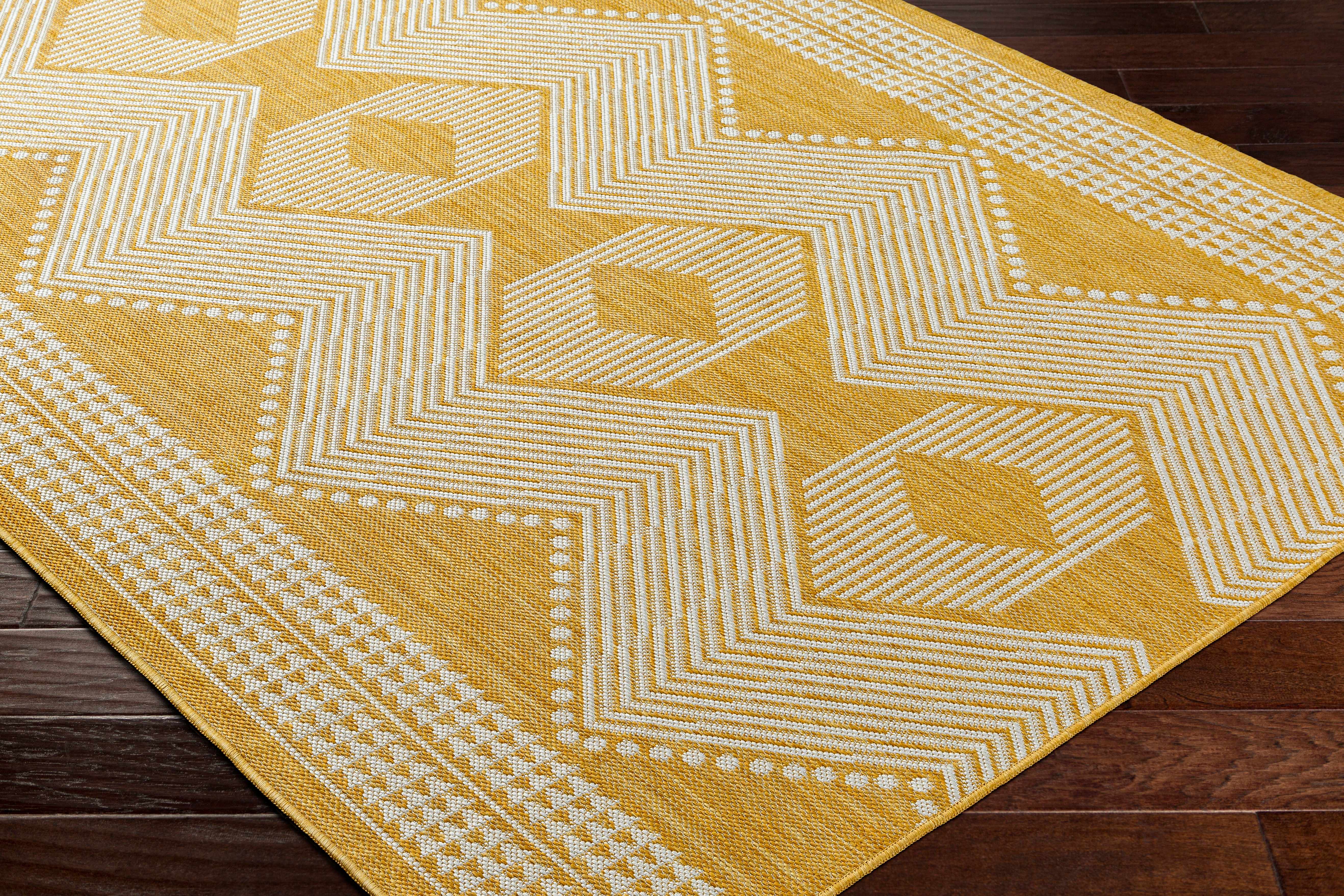 Evana Mustard Runner Rug
