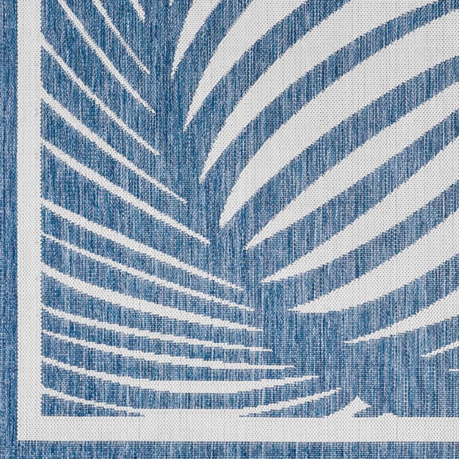 Dina Blue & Beige Runner Rug