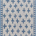 Sold Out - Kyna Blue & Cream Runner Rug