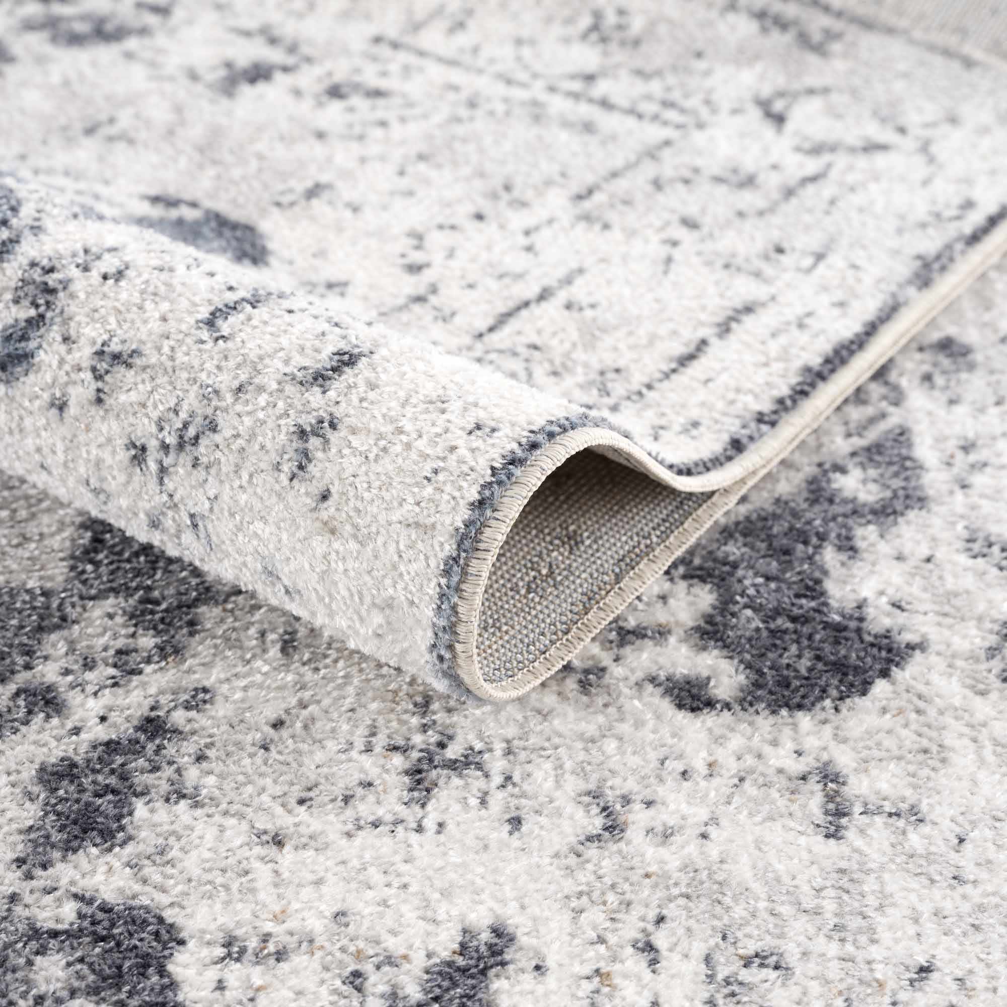 Ivory Hera Washable Runner Rug