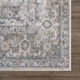 Sample Gael Blue Washable Area Rug