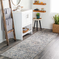 Sold Out - Buguey Blue & Gray Runner Rug