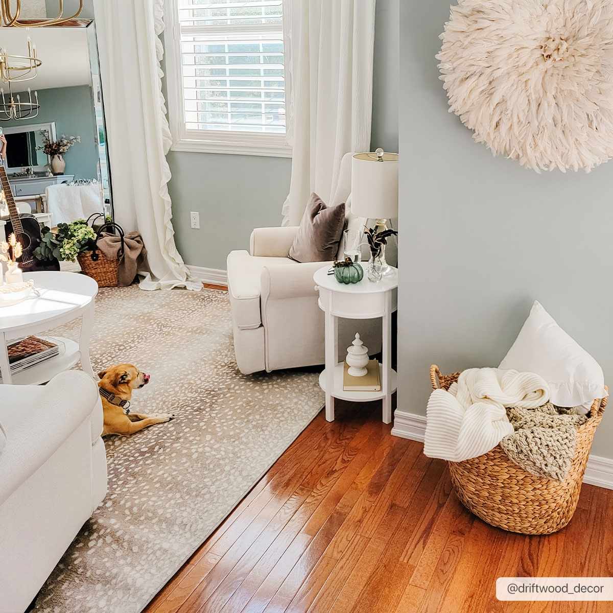 Pointblank Leopard Print Fawn Runner Rug