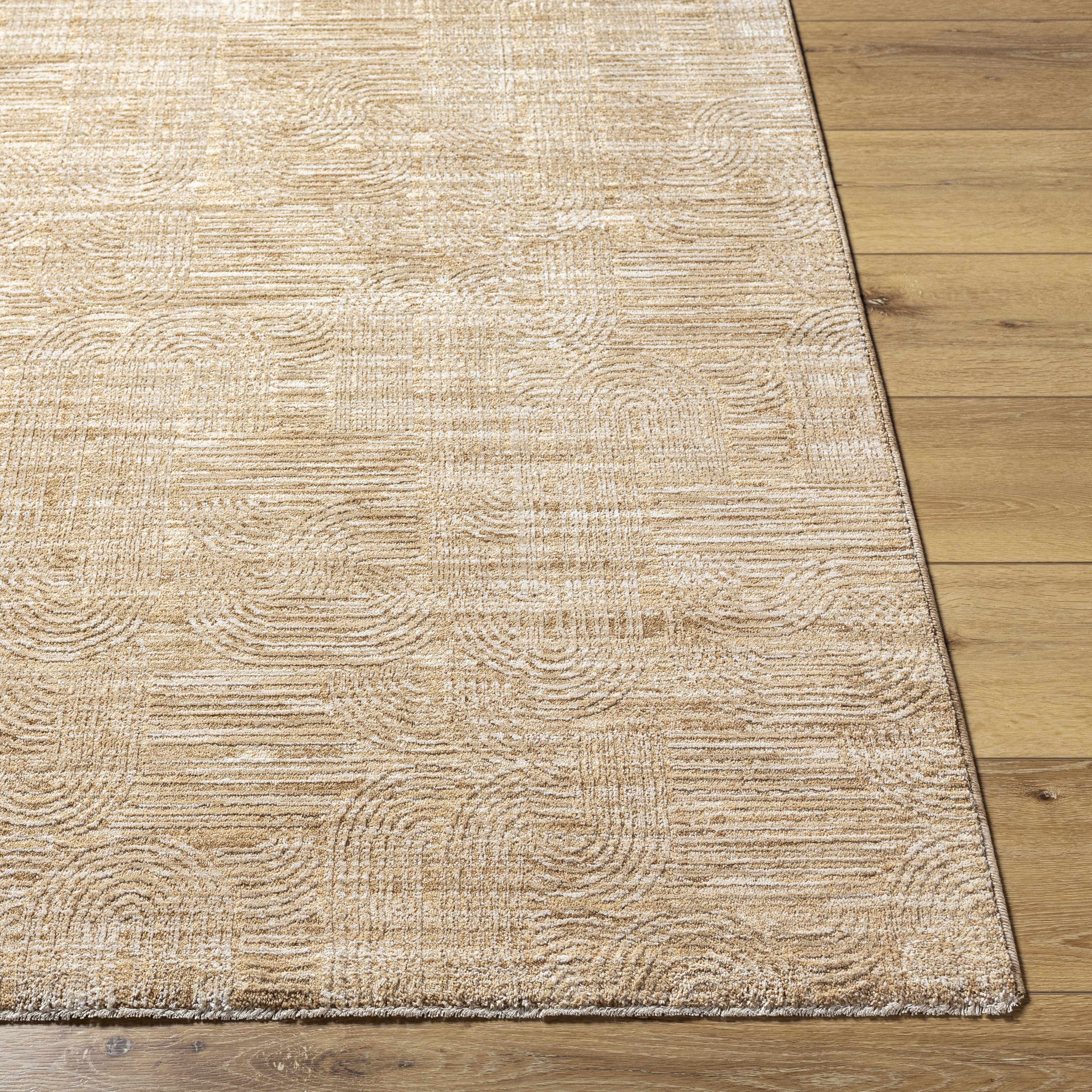 Harva Tan Runner Rug