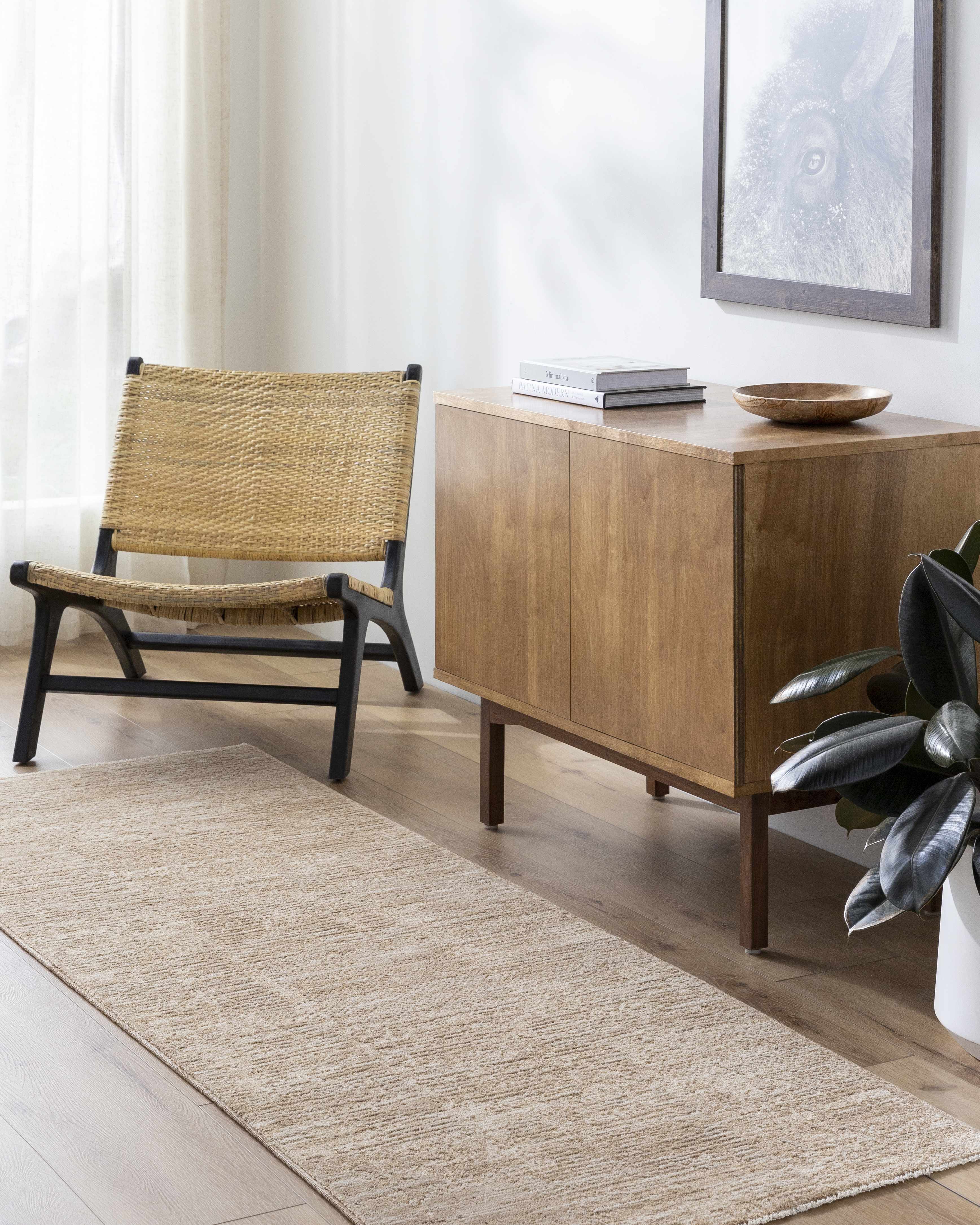 Kahua Tan Runner Rug