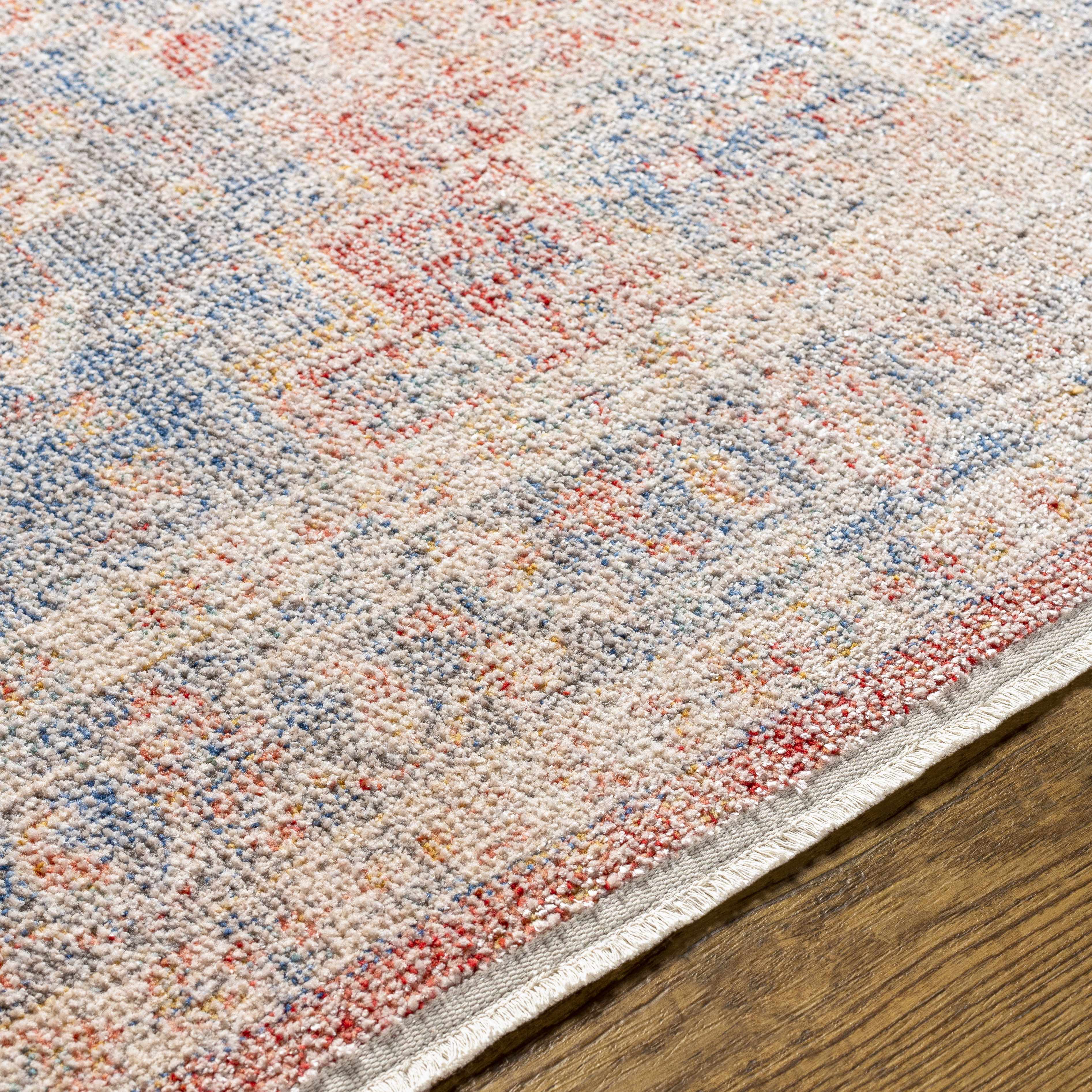 Akio Red & Blue Runner Rug - Clearance