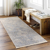 Akio Blue Runner Rug - Clearance