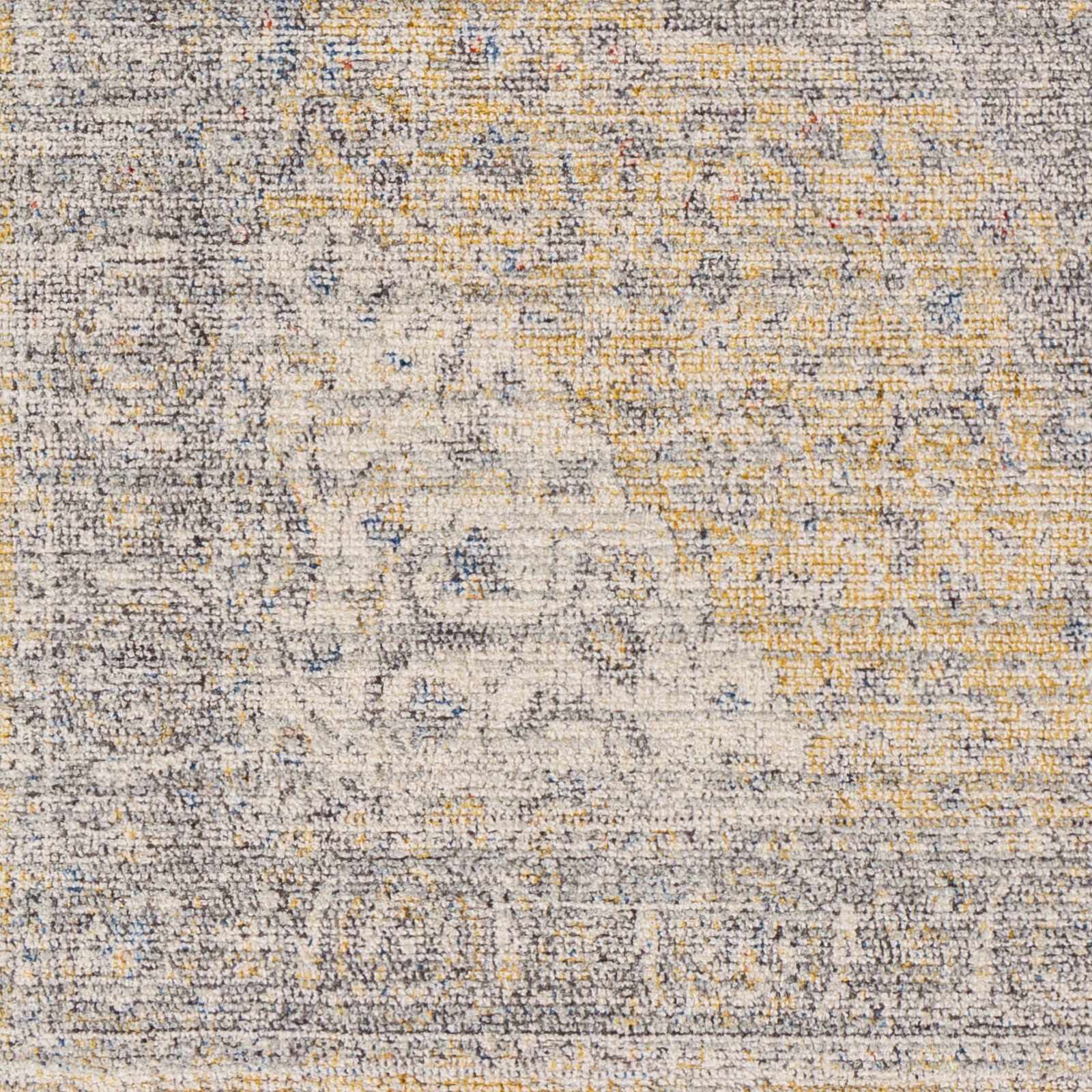 Misa Mustard & Gray Runner Rug