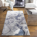 Sold Out - Moana Denim Blue Marble Rug