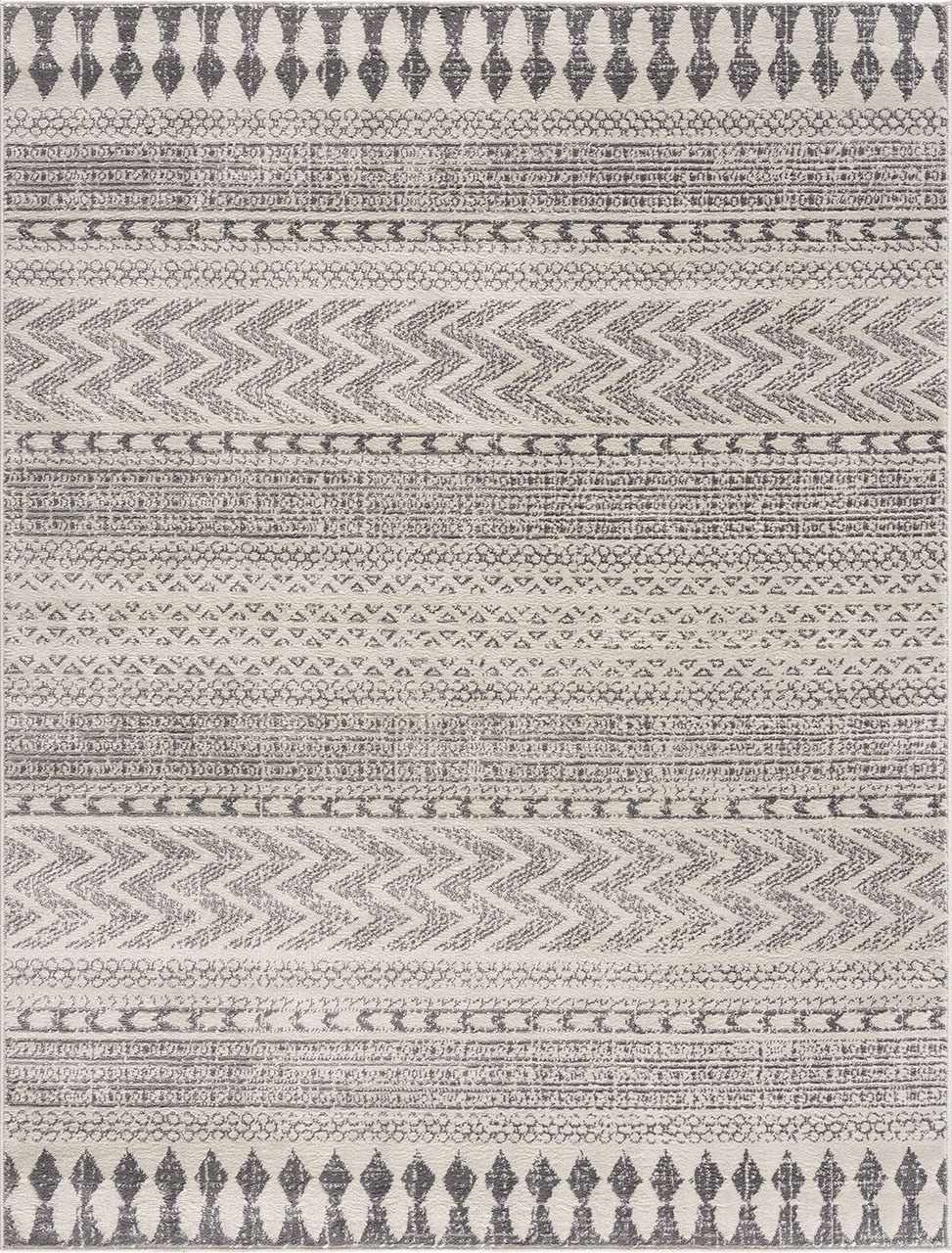 Tigri Aztec Ivory & Gray 2311 Runner Rug