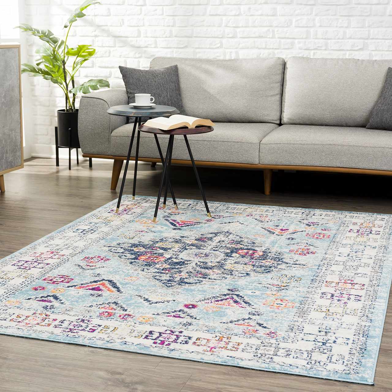 Tigriv Turquoise 2314 Runner Rug