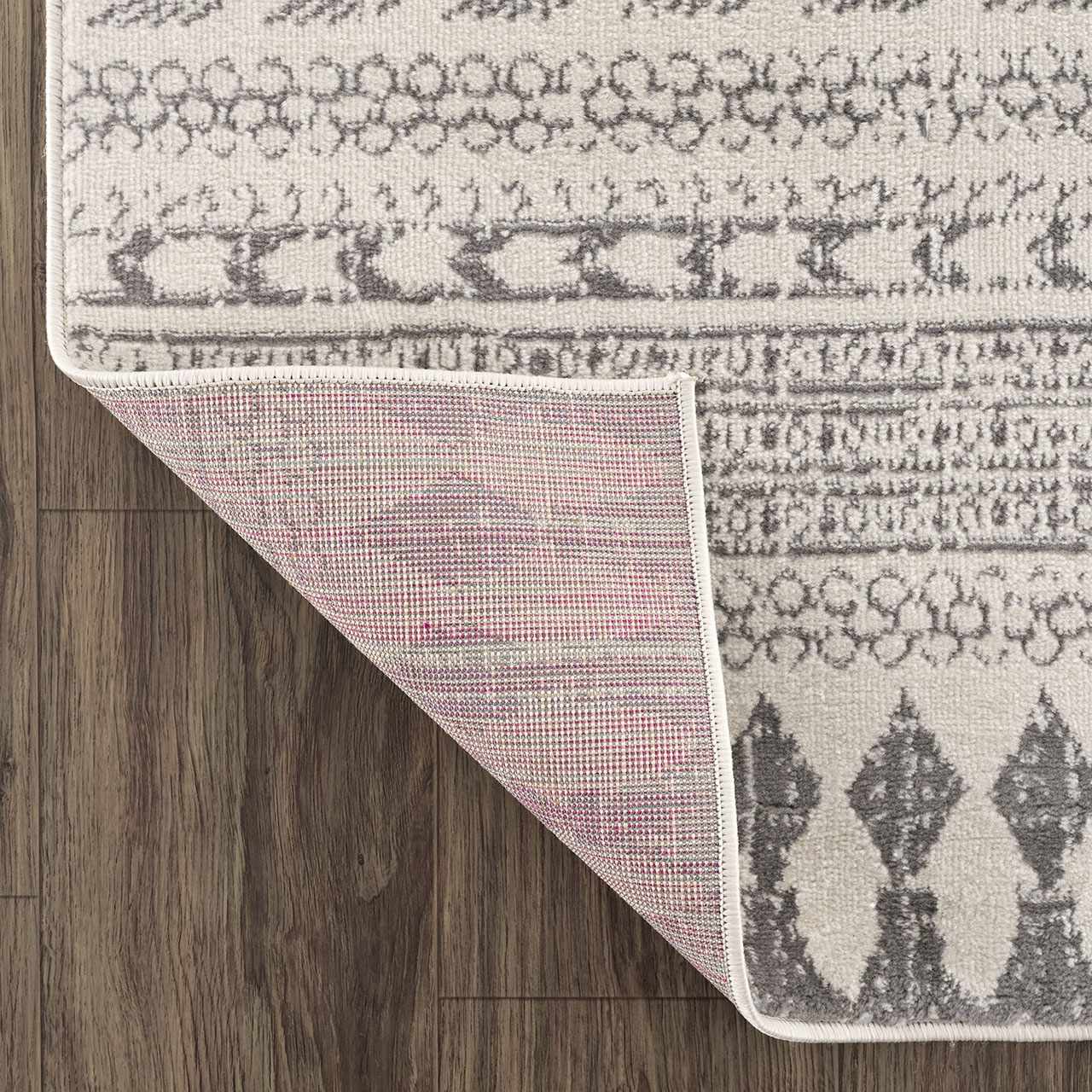 Tigri Aztec Ivory & Gray 2311 Runner Rug