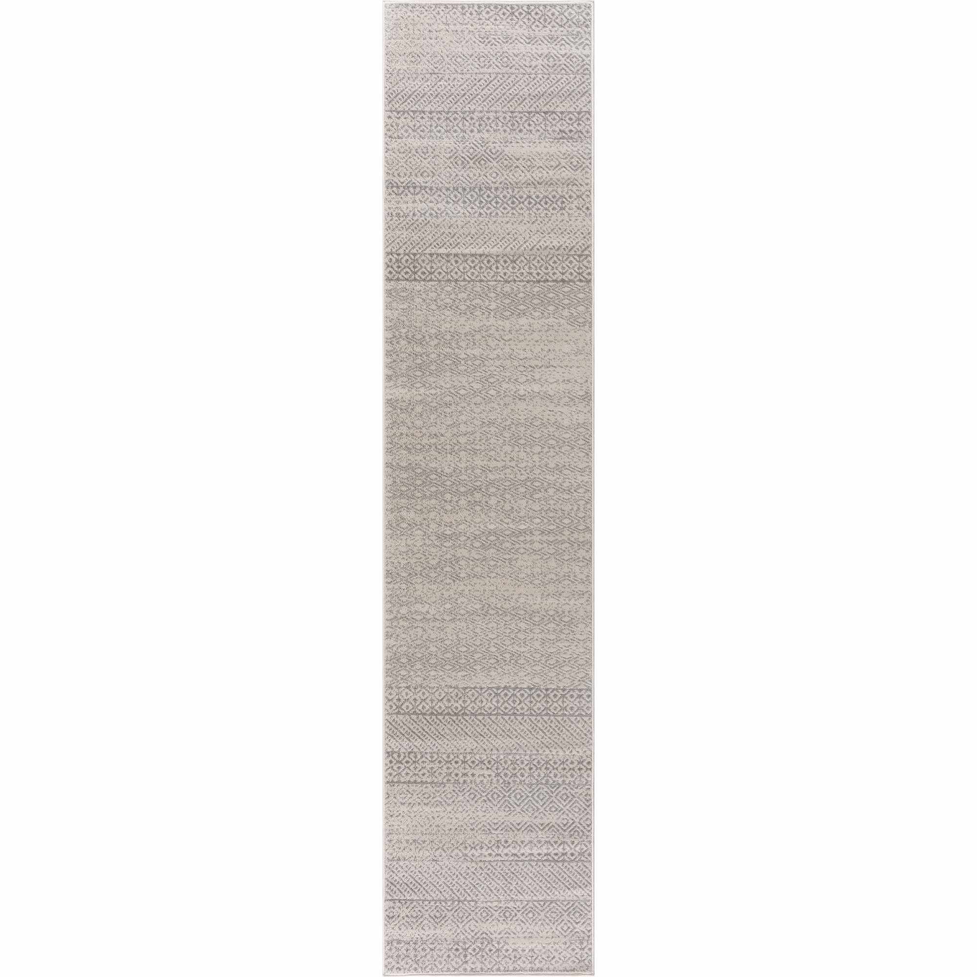 Tigri Aztec Ivory & Gray 2317 Runner Rug