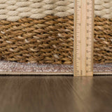 Analu Peach Washable Runner Rug