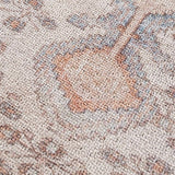 Analu Peach Washable Runner Rug