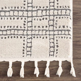 Ryuu Ivory & Gray Runner Rug