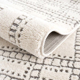 Ryuu Ivory & Gray Runner Rug