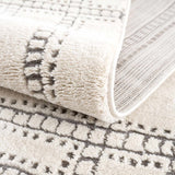 Ryuu Ivory & Gray Runner Rug