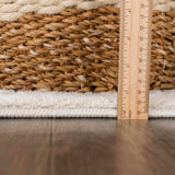 Ryuu Ivory & Gray Runner Rug