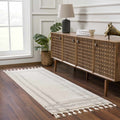 Ryuu Ivory & Gray Runner Rug