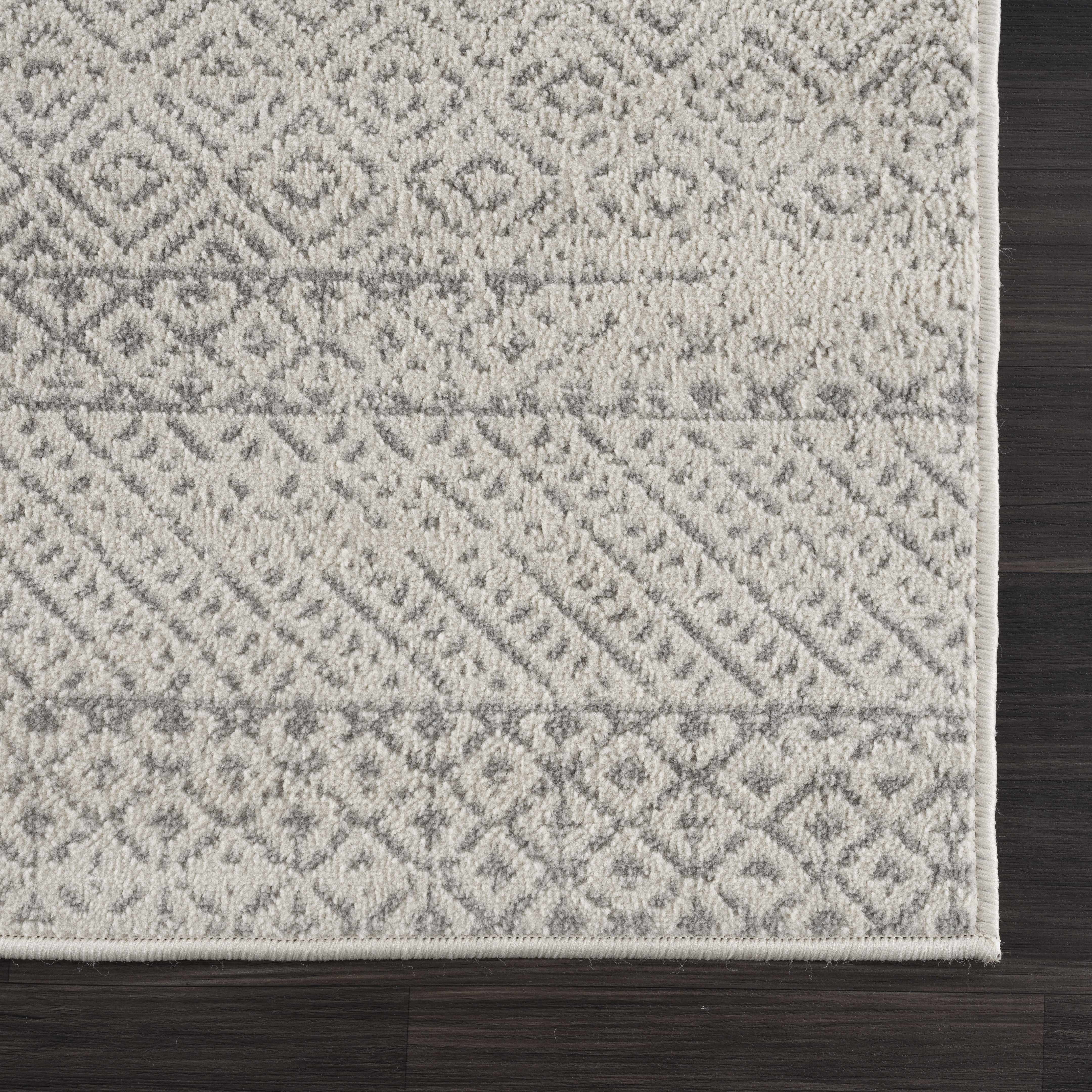 Tigri Aztec Ivory & Gray 2317 Runner Rug