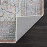 Brown Bagamanoc Medallion Washable Runner Rug - Clearance