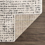 Keita Cream & Black Runner Rug