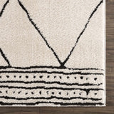 Keone Black & White Runner Rug
