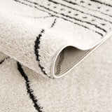 Keone Black & White Runner Rug