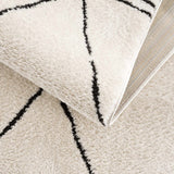 Keone Black & White Runner Rug