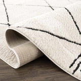 Keone Black & White Runner Rug