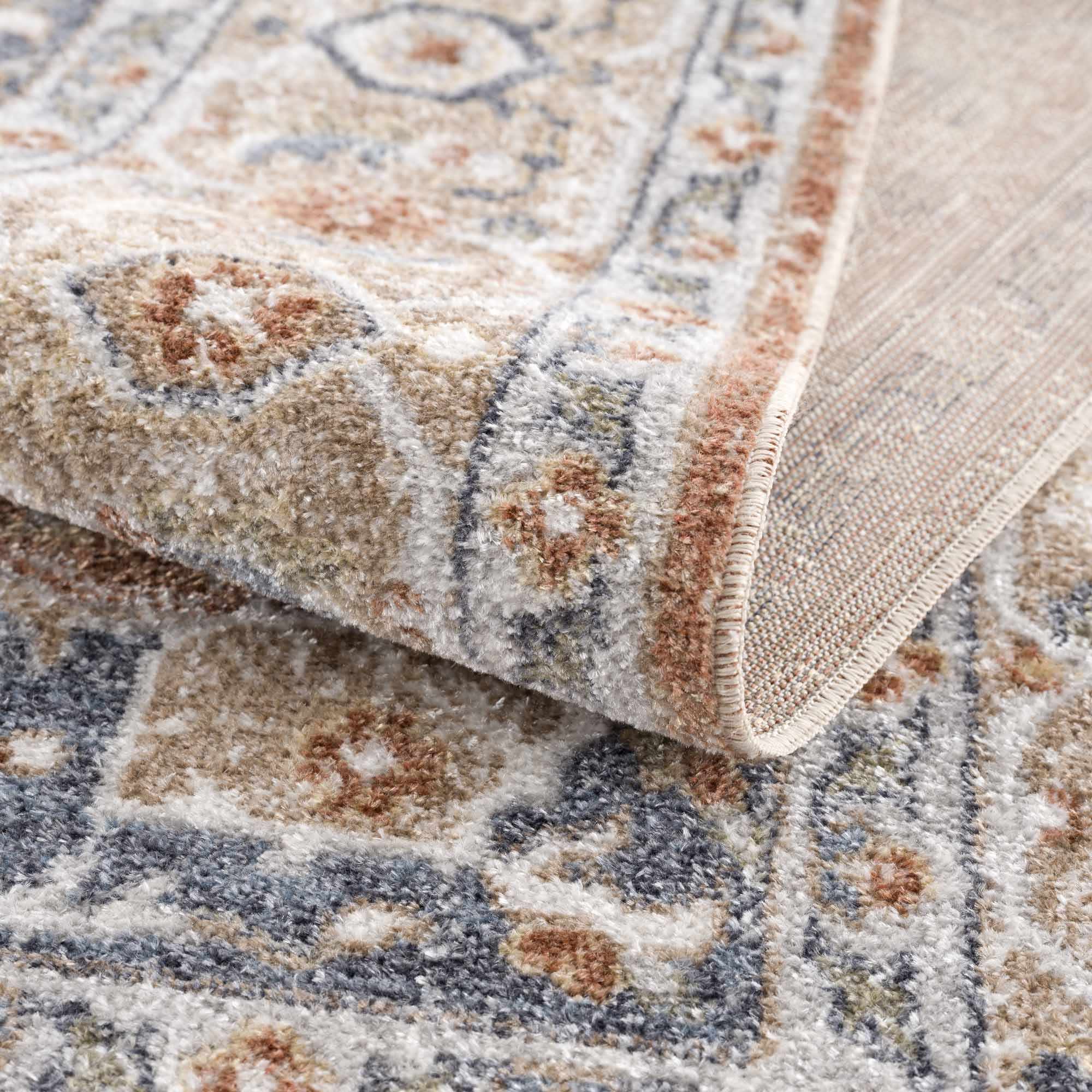 Gael Rust Washable Runner Rug